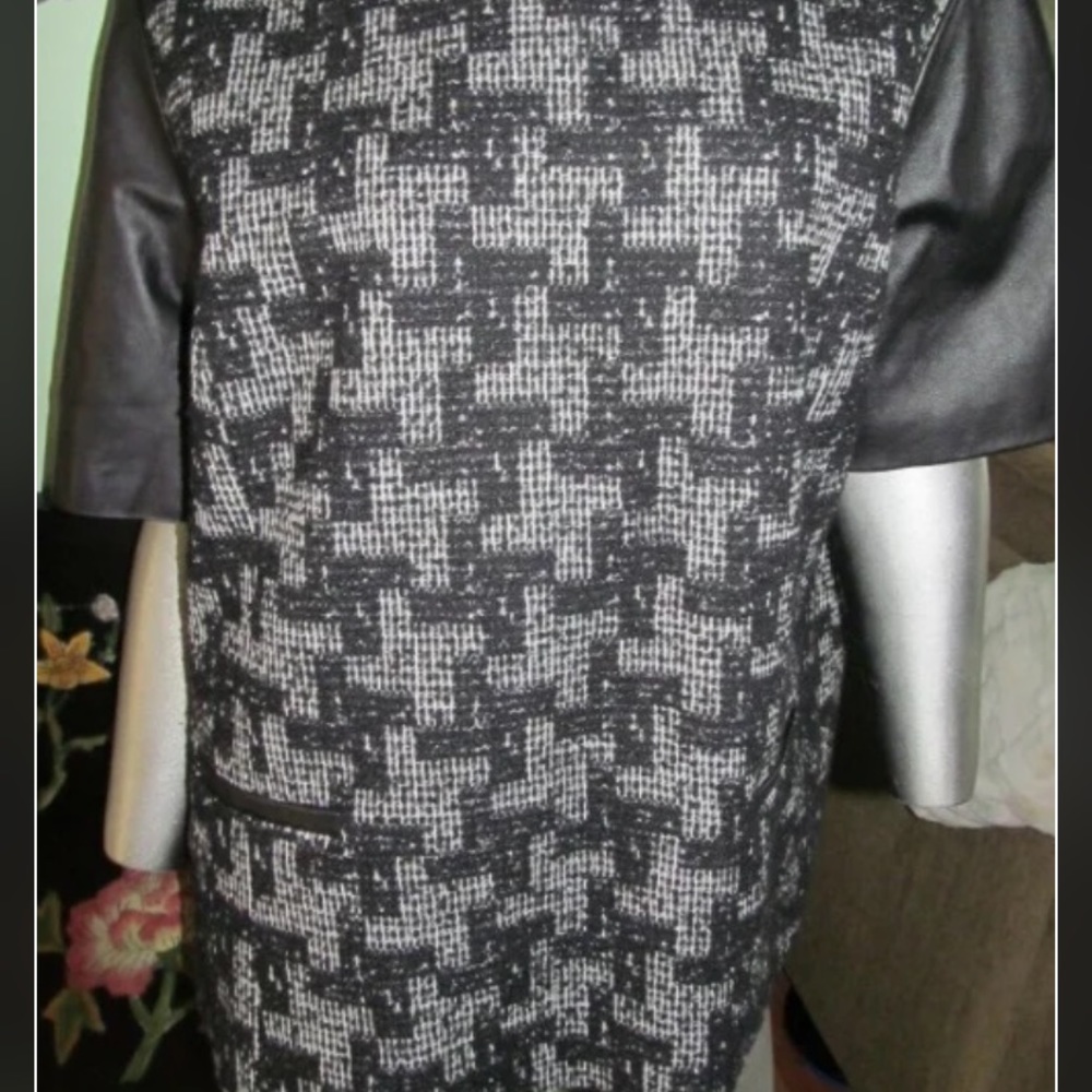 Classiques Entier Leather Sleeve Top